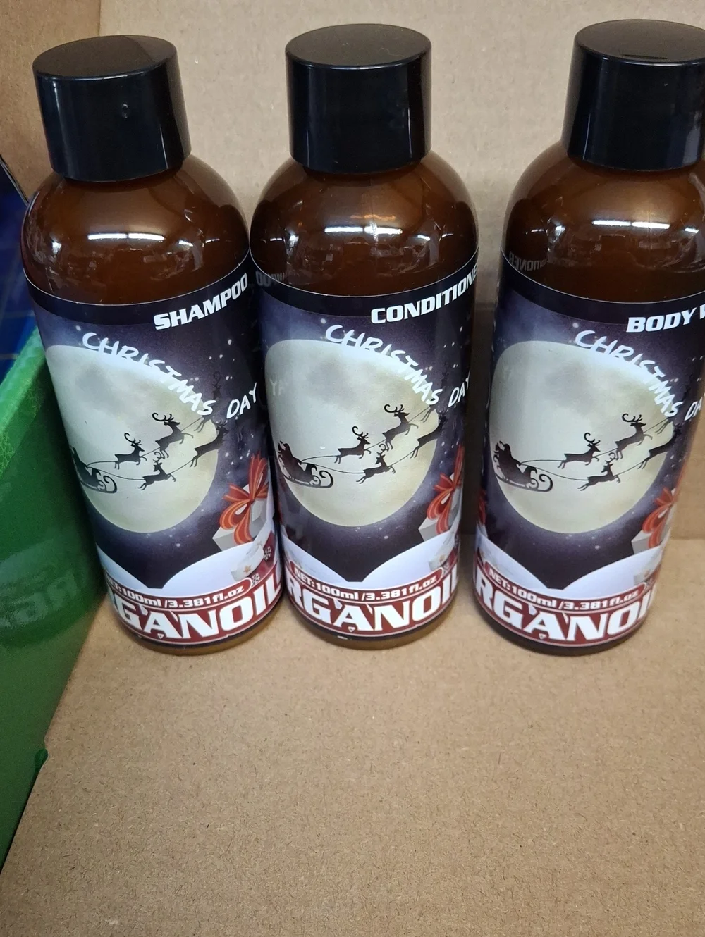 Box of Argan Oil Solid Shampoo & Conditioner Body Wash Lip Balm Mask Toothpaste